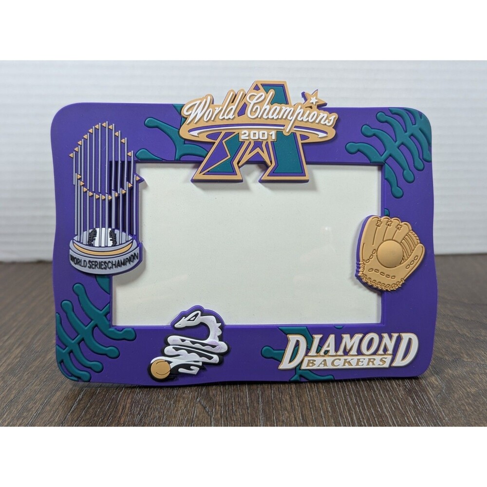 VTG 2001 Arizona Diamondbacks World Champions Picture Frame